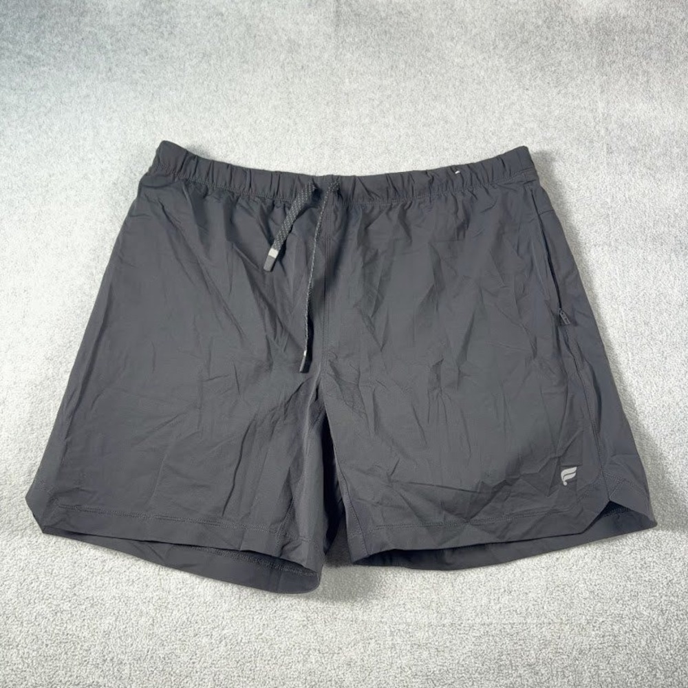 Fabletics The One Short Mens XL Black Solid Active Gym Workout Pockets